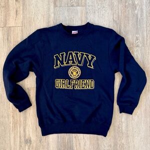 Vintage New Navy Girlfriend Sweater Y2K